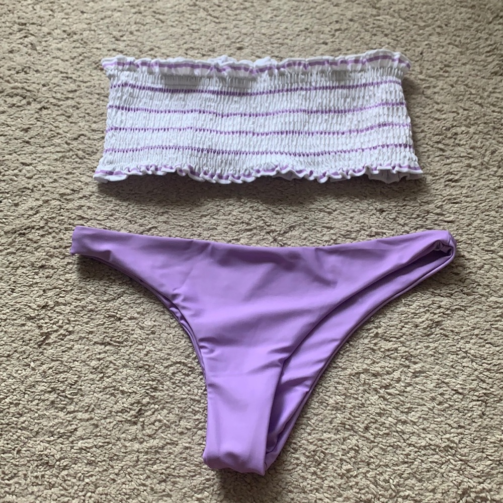 strapless bikini